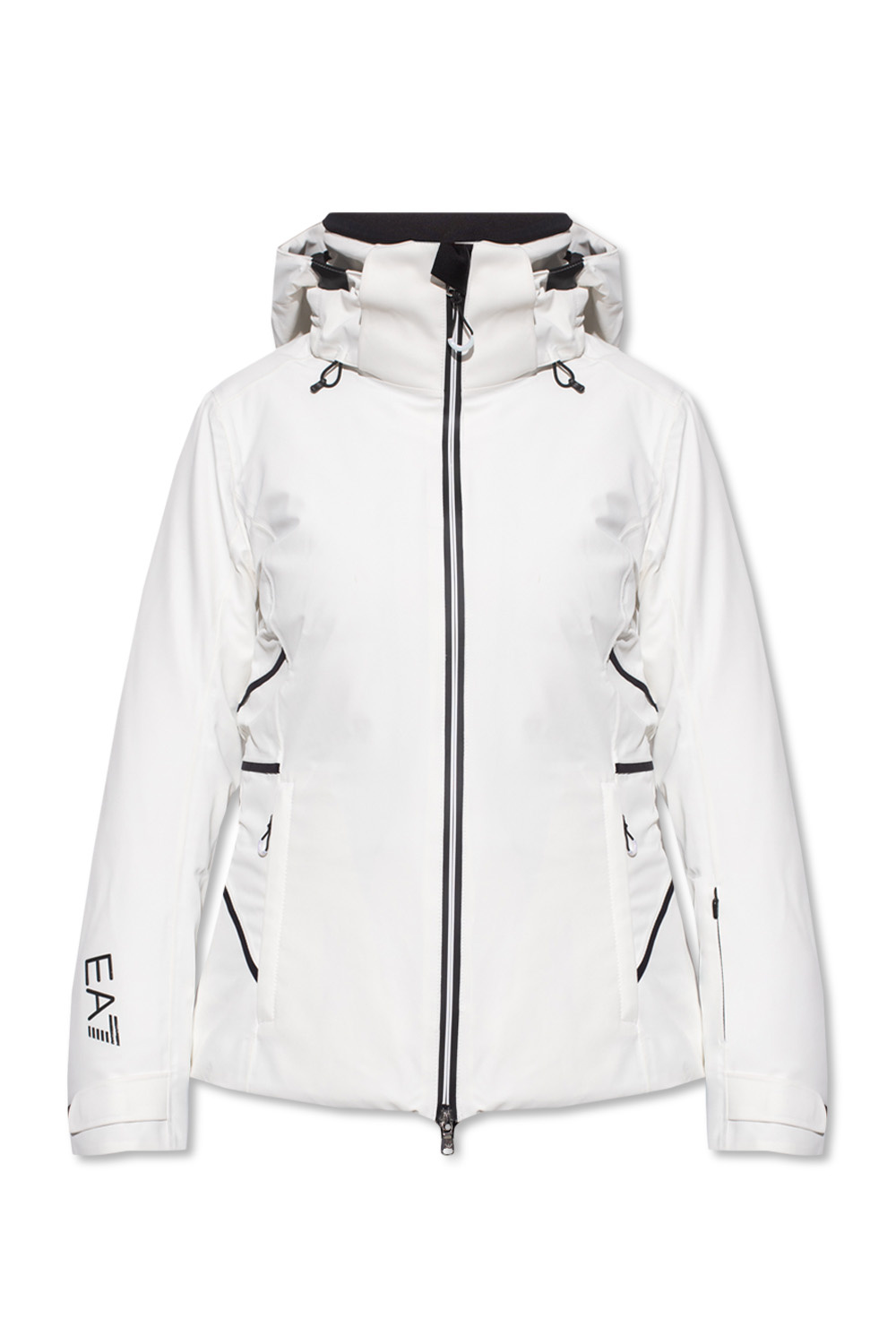 White Waterproof jacket EA7 Emporio Armani GenesinlifeShops GB